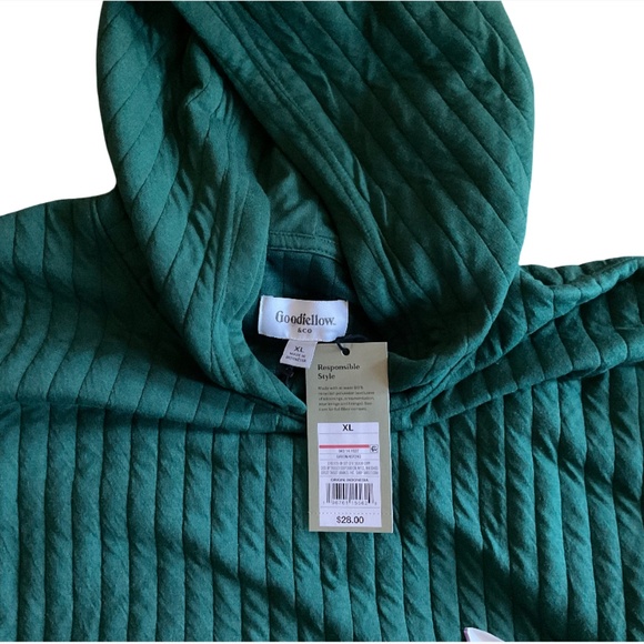 NWT Green Pullover Hoodie XL - Picture 2 of 4